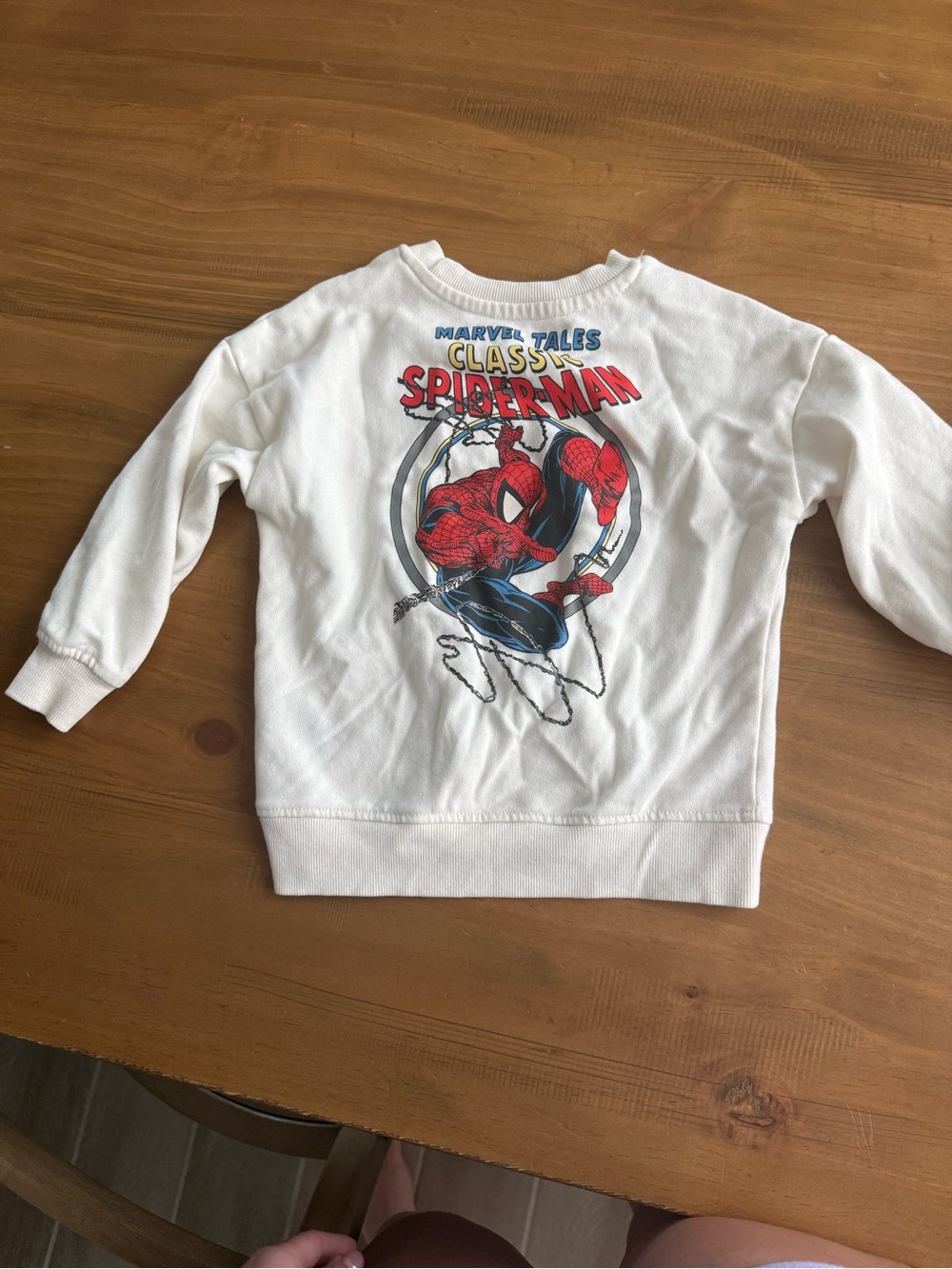 OshKosh B'gosh White Spider-Man Graphic Sweatshirt